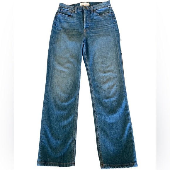 The Great The Straight A High Rise Denim Jeans Ladies Size 25 - Picture 3 of 8